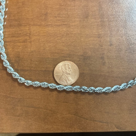 Milor Sterling Silver Rope Chain Necklace - Picture 2 of 5